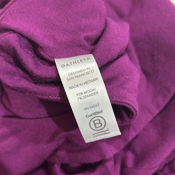Athleta Santorini Thera Mini Dress in Velvet Plum Purple Petite - Picture 5 of 9